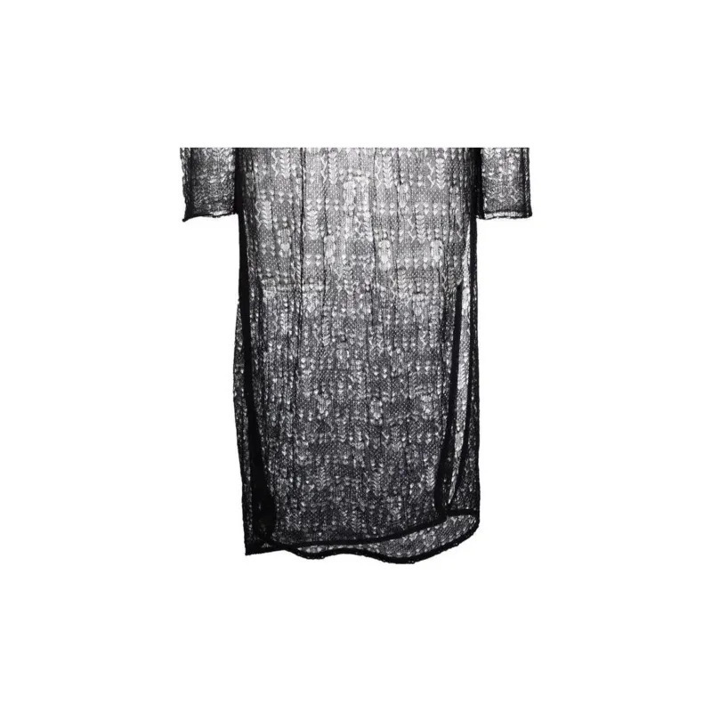 SAINT LAURENT V Neck Long Sleeved Dress-5