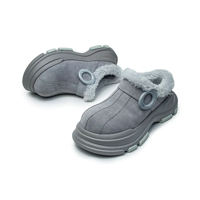 Journey Of Inspiration Wrap toe Slippers Unisex Gray-3