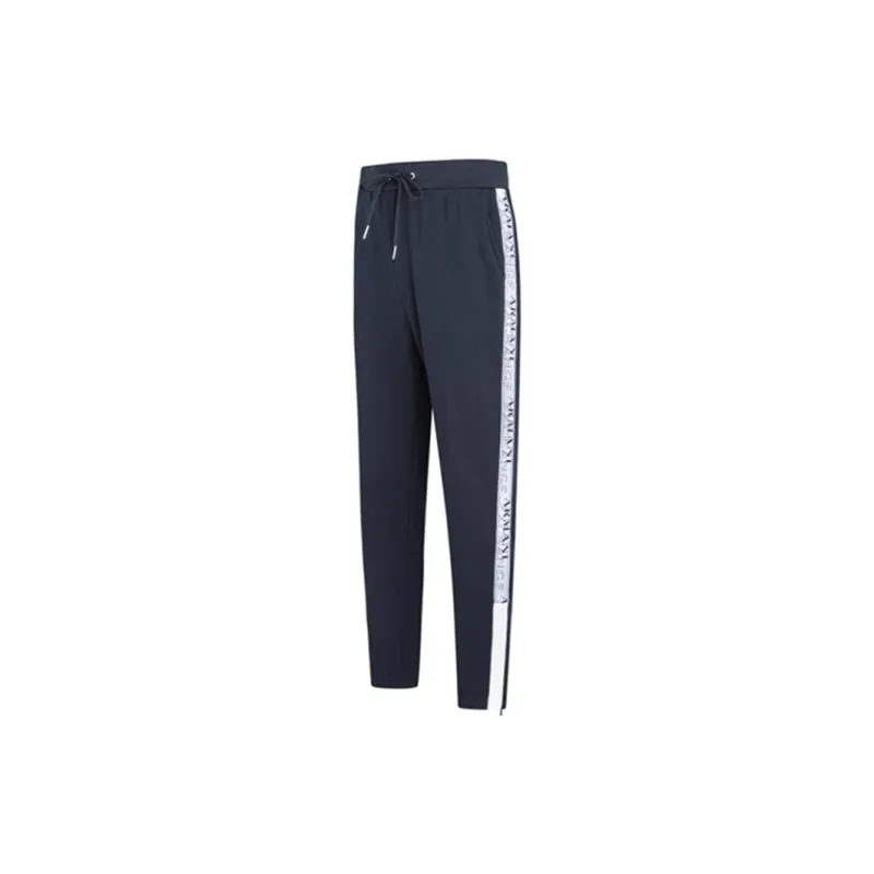 ARMANI EXCHANGEAE FW21 Knitted Sweatpants Men's Blue-2