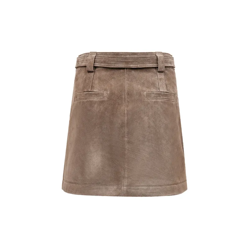ONLY Leather Short Skirts Women's-14