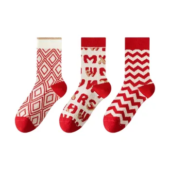 AOKANG Mid Calf Socks Women's 3 Pack