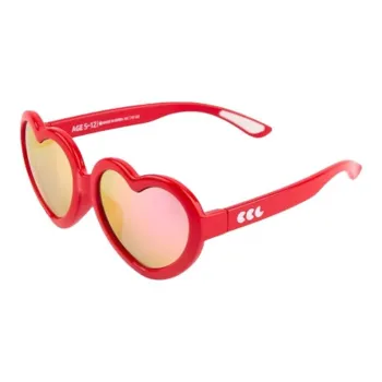 COCOLIC PCG852 Bioplastic Irregular Shape Sunglasses Kids' Red