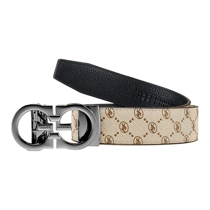 FAIRWHALE Pvc Leather Belts Men's Width 3.5CM-10