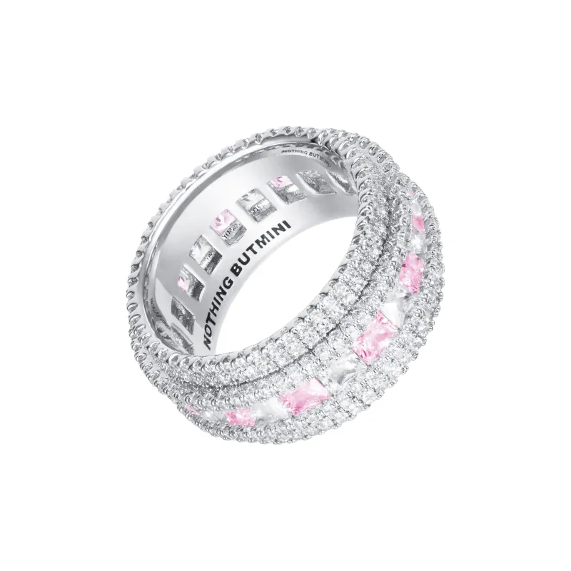 NothingButMini Zircon Copper Rings Unisex-14