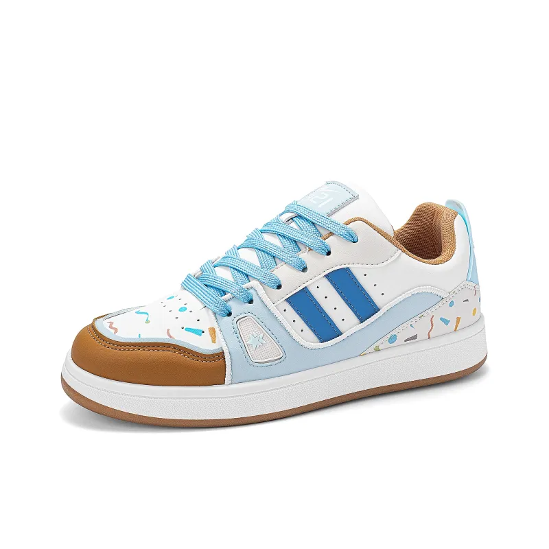 DOUBLE STAR 88 Cushioning Abrasion Resistant Lightweight Low Top Skateboard Shoes Unisex-38