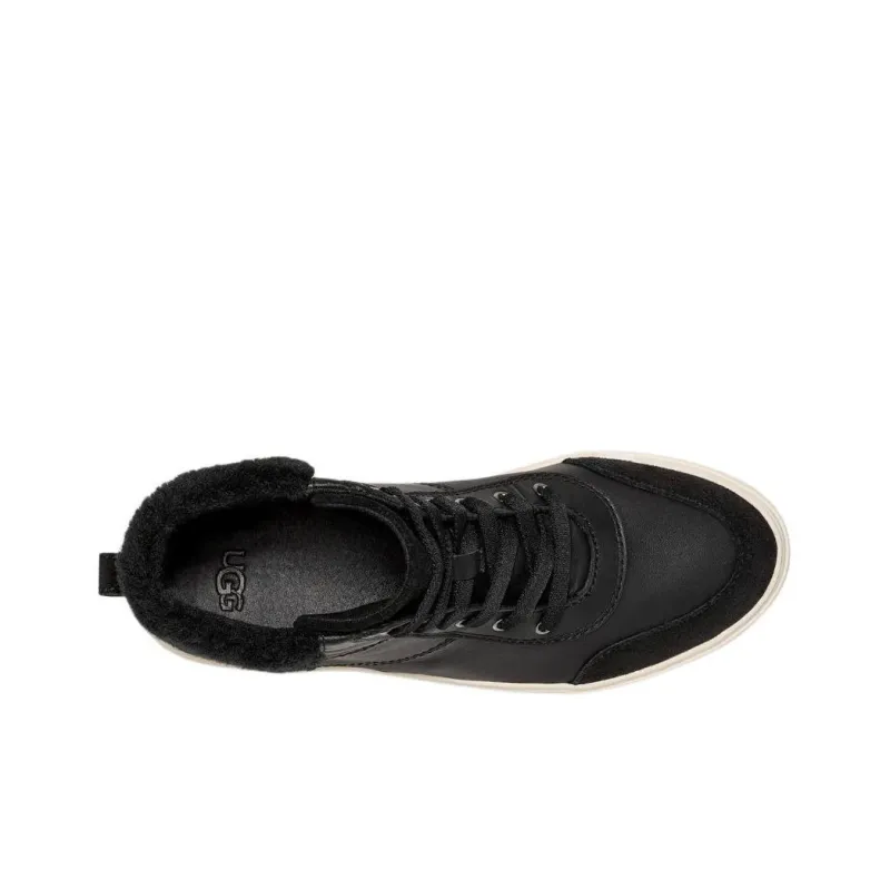 UGG Cakewalk High Trainer High Top Skateboard Shoes Women's Black-4