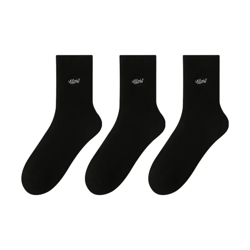 MIIOW Mid Calf Socks Unisex 3 Pack-10