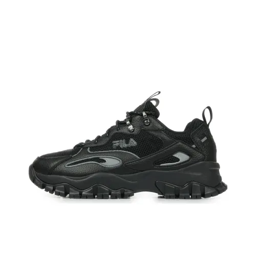 FILA Ray Tracer Tr 2 Anti Slip Wear Resistant Low Top Casual Shoes Men's Black