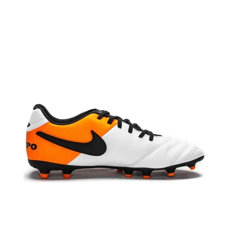 Nike Tiempo Rio Iii Fg White Black Total Orange-1