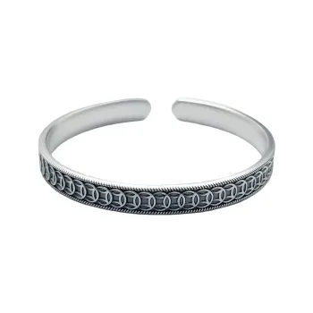 BKBU 999 Fine Silver Bangles Unisex