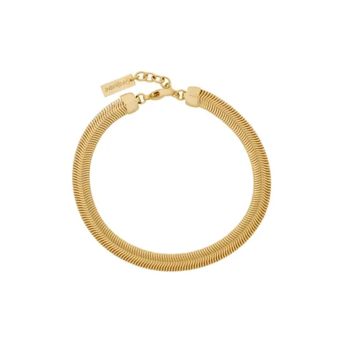 SAINT LAURENT Metal Bracelets Unisex Brass Gold