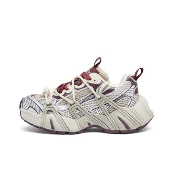 AGSDON Breathable Low Top Chunky Sneakers Women's Angla Red