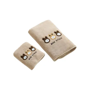 Fantti Quick Dry Non Shedding Face Towels For Men And Women's Summer Home Use Bathing Towels