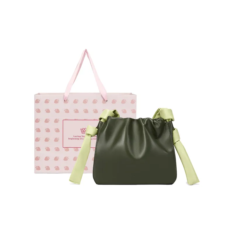 CORALDAISY Synthetic Leather Crossbody Cloud Bag Bucket Bag Shoulder Bag Women's Crescent White-17