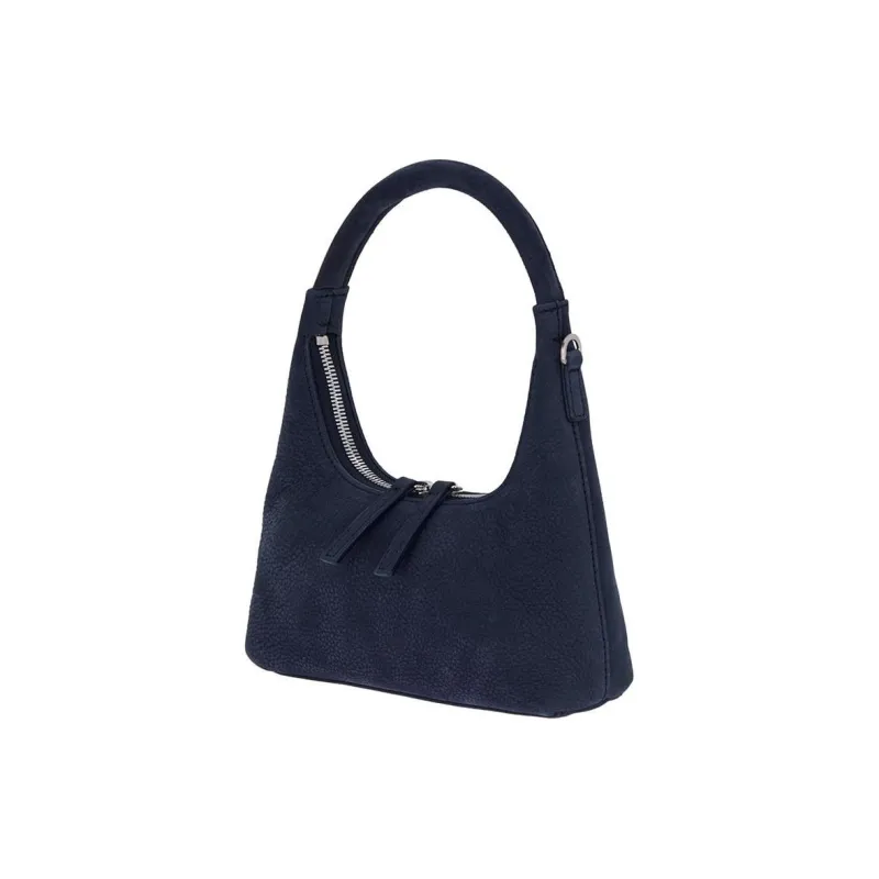 MARGE SHERWOOD Grained Cow Leather Handbag Mini Women's Indigo-2