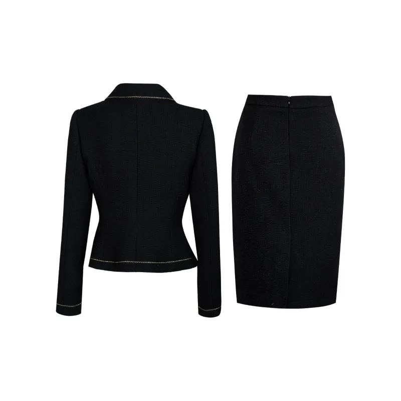 ROEYSHOUSE Skirt Set Women's Black-1