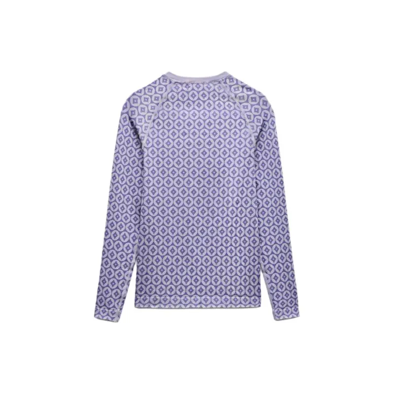 ZARA SKI Skiing Series T Shirts Women's Light Purple-1