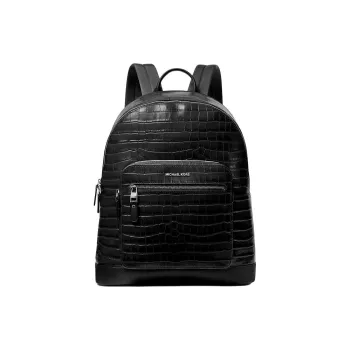 MICHAEL KORS Hudson Cow Leather Backpack Men's Black