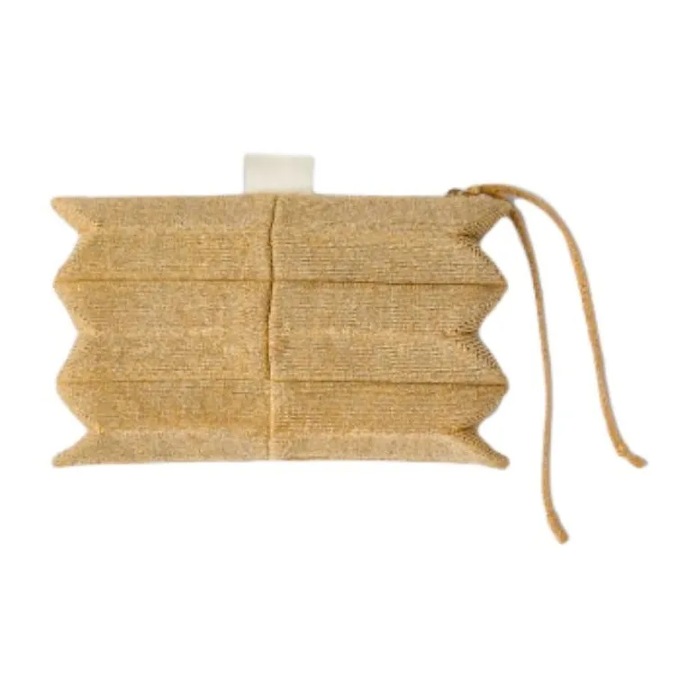 JOSEPH&STACEY Polyester Clutch Small Size Women's Gold-1