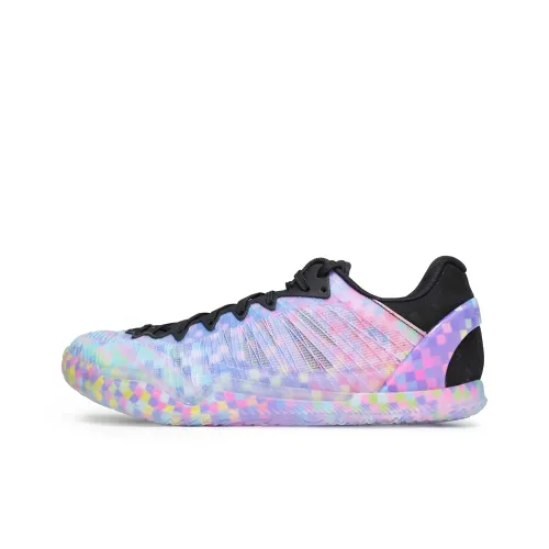 Serious Player Only Player 1 Non slip Wear resistant Shock Absorption Low Top Basketball Shoes Men's Blue Purple