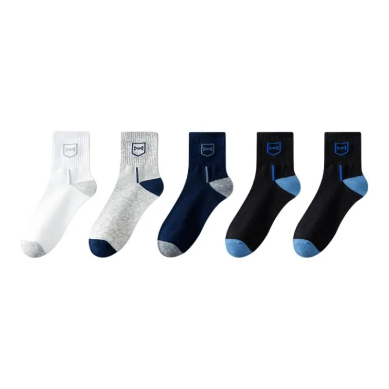 MIIOW Mid Calf Socks Men's 5 Pack-14