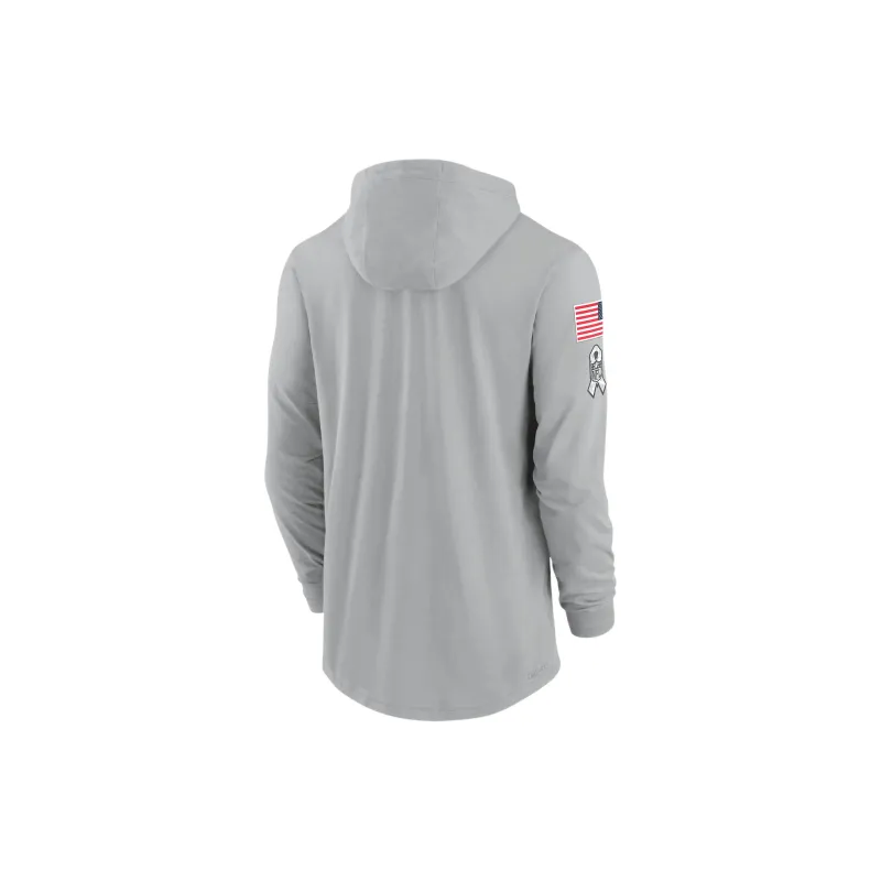 Nike Carolina Panthers Salute To Service Edge Mascot Lockup Men’s Nike Dri-FIT Nfl Long-Sleeve Hooded Top-1