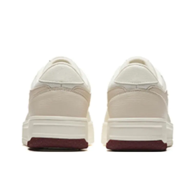 ANTA Lightness Skateboard Shoes Men Low Top Ivory White/Mud Gray-3