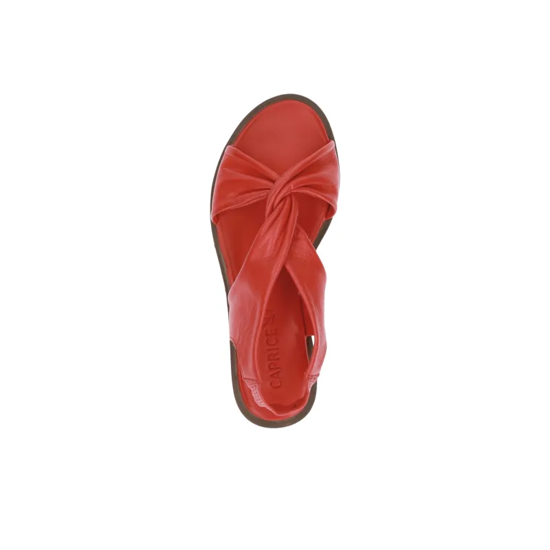 CAPRICE Valentina Strap Sandals 3.5cm Women's Red-3