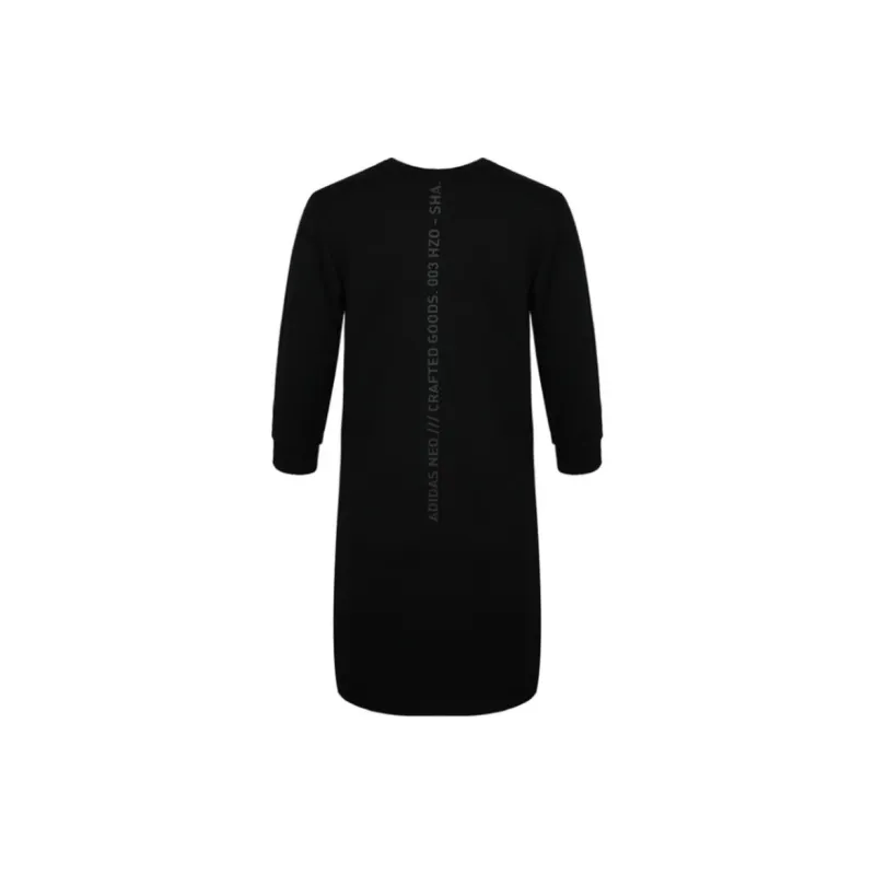 Adidas Neo W UT FT DRESS Long Sleeved Dresses Women's Black-1