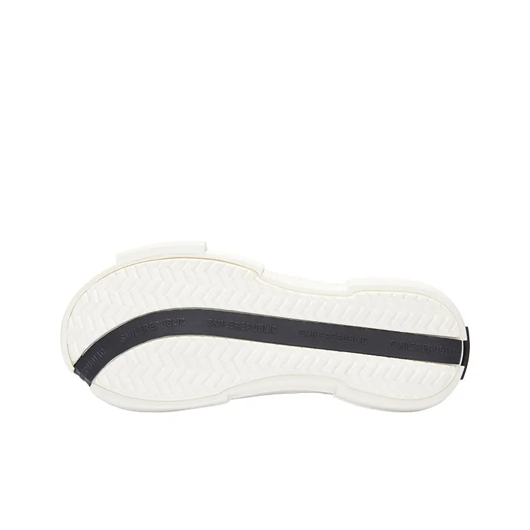 SMILEREPUBLIC INCEPTION 70s Anti Slip And Wear Resistant Height Increasing Low Top Canvas Shoes Unisex Black White-5