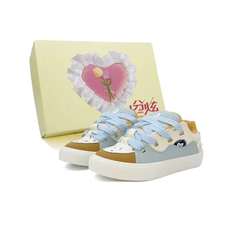 FULLXUAN Niche Cute Little Cat Students' Party Versatile Low-Top Skateboard Shoes Women's-40