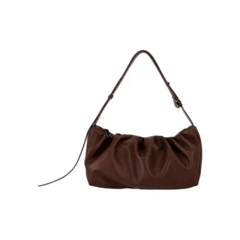 ALICE MARTHA Pure Vegan Leather Shoulder Bag Women's Brown