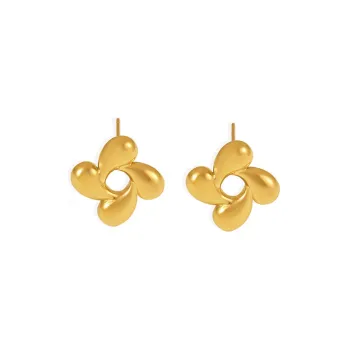 Sanpowa Stainless Steel Earrings Women's