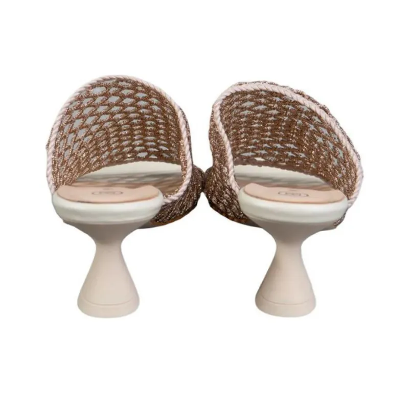 MIISTA Slide Slippers Women's Beige-3