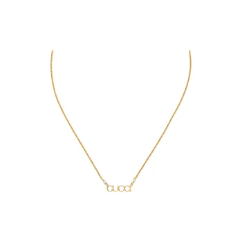 GUCCI Logo Charm Necklace