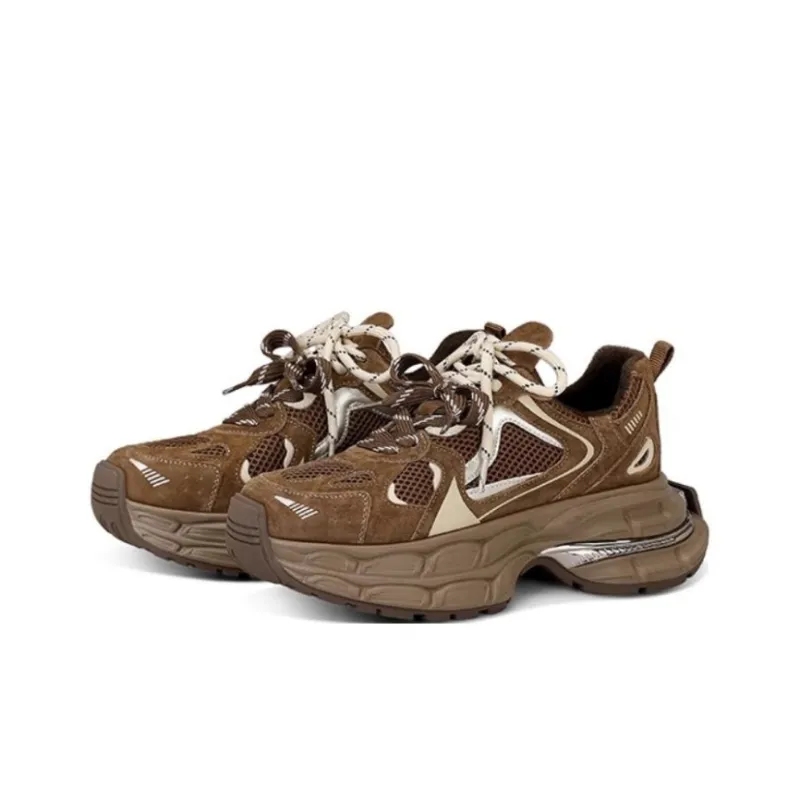 JESSICA SOPHIA Breathable Low-Top Chunky Sneakers Women's-4