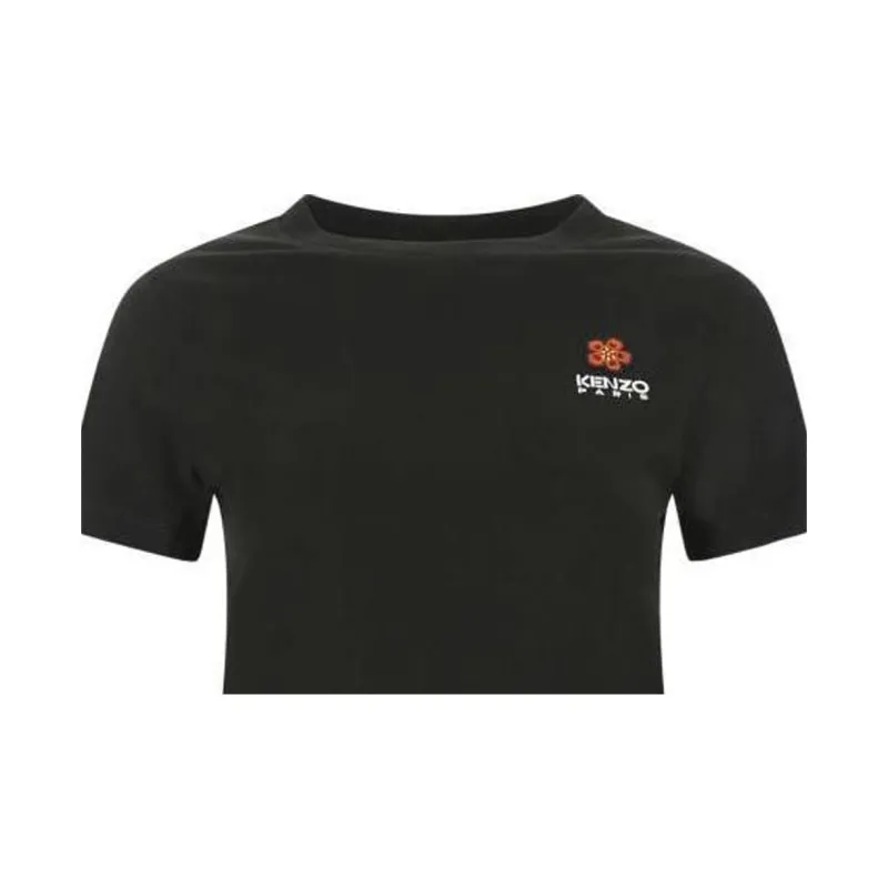 KENZO Boke Flower Embroidered Crewneck T Shirt-4