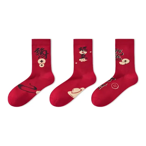 Moremoli Mid Calf Socks Women's 3 Pack
