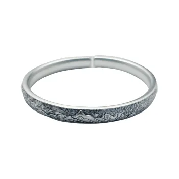 BKBU 999 Fine Silver Bangles Unisex