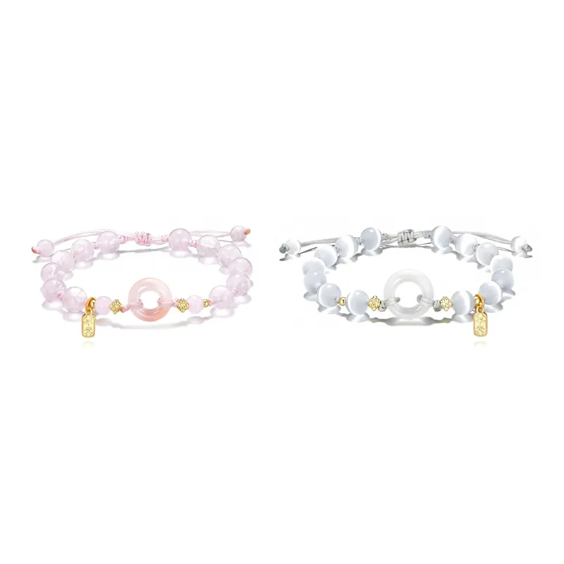 JIAFULAI Colored Glaze Bracelets Unisex-5
