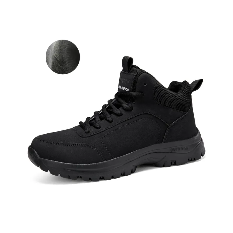 Dunnu Thermal Abrasion Resistant Slip Resistant High Top Casual Shoes Men's-11