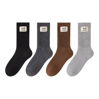 MIIOW Knee High Socks Unisex 4 Pack