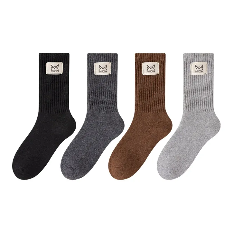 MIIOW Knee High Socks Unisex 4 Pack-0