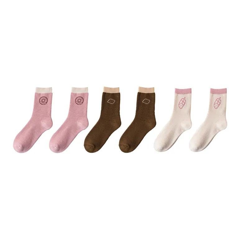 Cotton Gene Mid Calf Socks Women's Combo Set-20