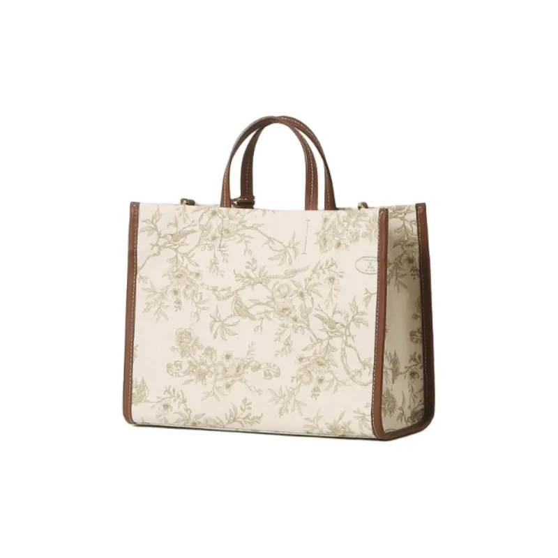 ATHE VANESSABRUNO Cotton One Shoulder Handbags Large Size Women's Beige-2