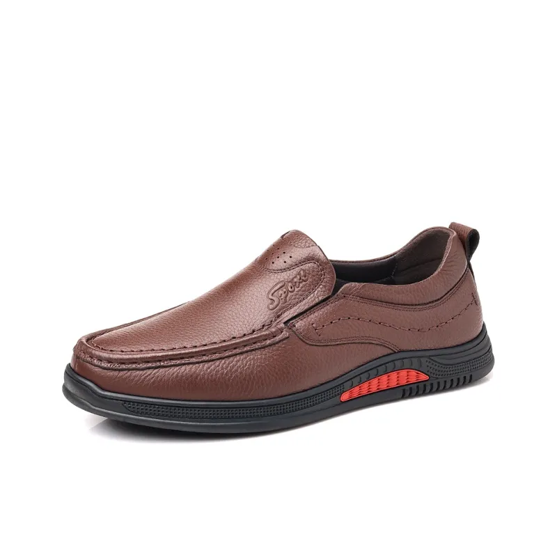 Bindu Casual Leather Shoes Men's-7