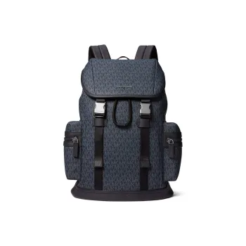 MICHAEL KORS MK Cooper Artificial Leather Backpack Large Size Men's Marine Blue