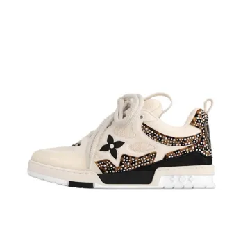 LOUIS VUITTON Skate 2025 Early Spring Men's Collection Mid Top Skateboard Shoes Men's White