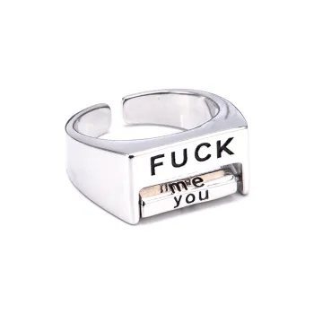 Listen To The Flowers Bloom Copper Rings Unisex