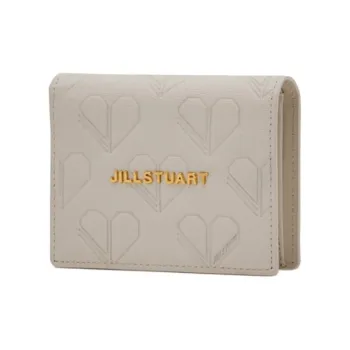 JILL STUART Cow Leather Wallet Women's Ivory